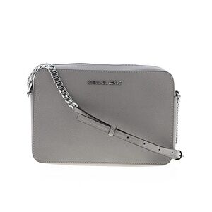 Michael Kors Silver Logo-Embellished Fabric